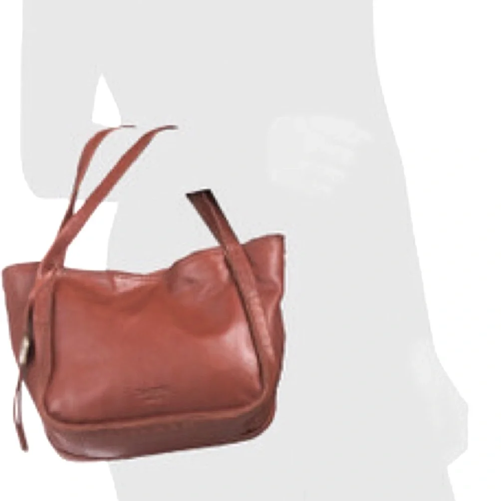 Margot Leather‎ Fiona Crossbody Tote. Brown leather - Picture 15 of 15